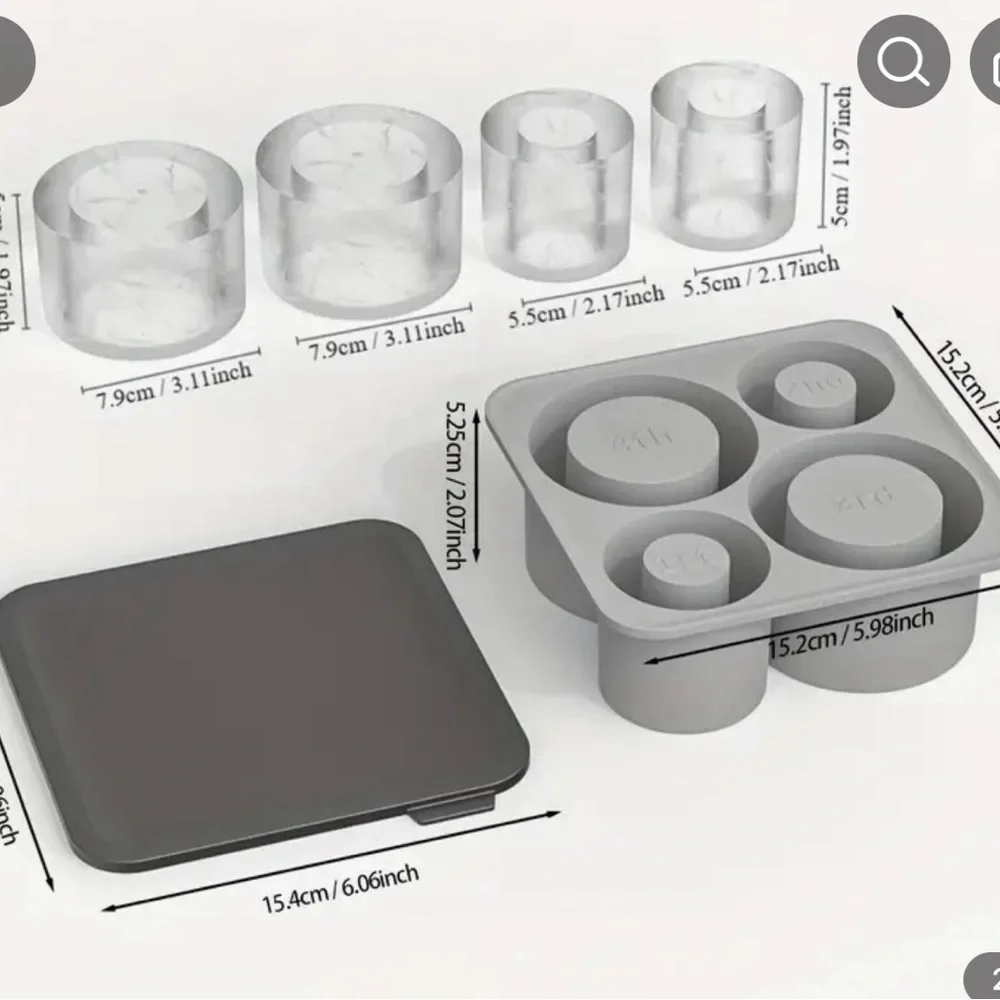 Green Silicone Ice Mold Set